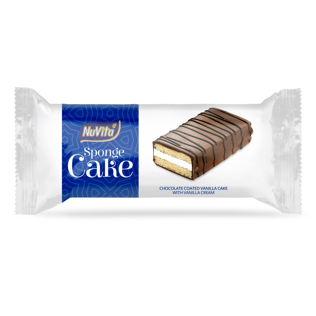 NUVITA SPONGE CAKE CHOC WITH VANILLA CREAM 33G